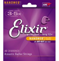 ELIXIR 10-47 EXTRA LIGHT NANOWEB acoustic strune